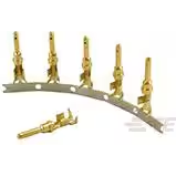 TE Connectivity-1060-12-0144 Steckverbinder, Kontakt Contact PIN 12 Size Crimp ST Cable Mount 12-14AWG Reel