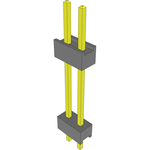 Conn Board Stacker HDR 2 POS 2.54mm Solder ST Top Entry Thru-Hole Bulk