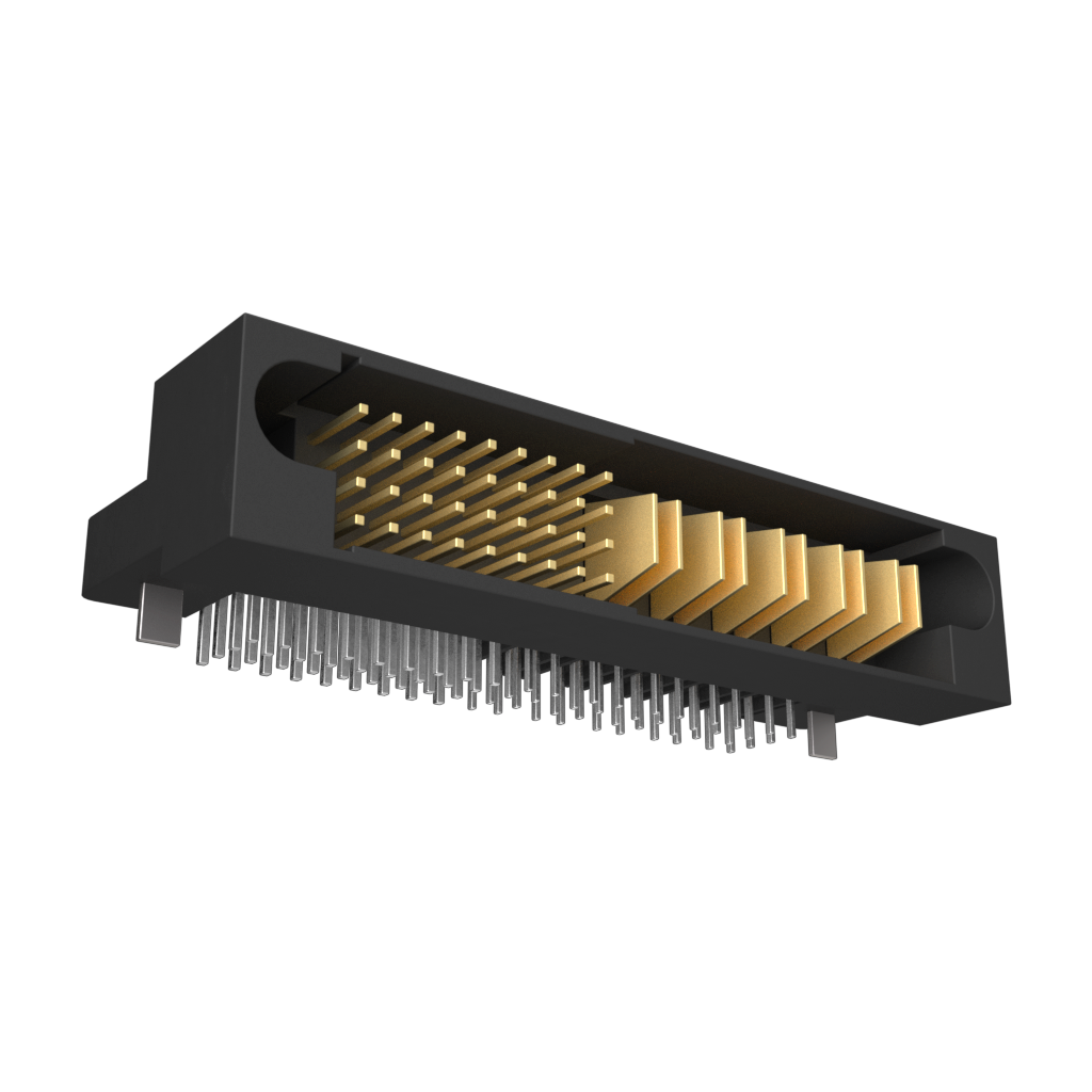 Amphenol Communications Solutions-51721-10003605AALF Steckverbinderleisten und Leiterplattenbuchsen PwrBlade®, Power Supply Connectors, 36S 5P Right Angle Header