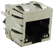 Bel Fuse-SS-60300-102 Steckverbinder, Telefon und Telekommunikation Conn RJ-45 RCP 8 POS 1.02mm Solder ST Thru-Hole 12 Terminal 1 Port