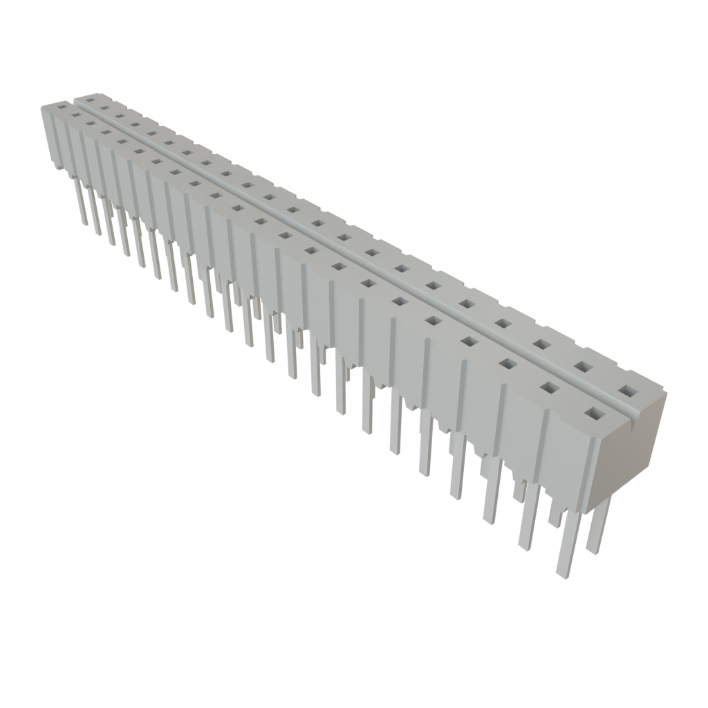 Samtec-CES-122-02-T-D Cabezales del conector y receptáculos PCB Conn Socket Strip SKT 44 POS 2.54mm Solder ST Top Entry Thru-Hole Tube