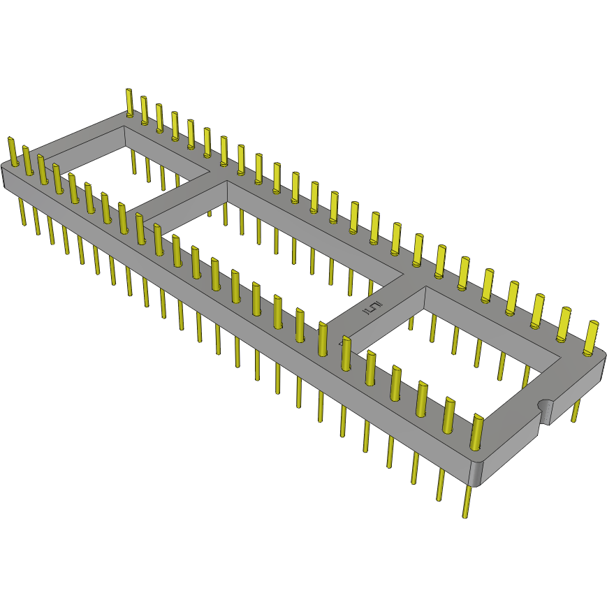 Samtec-APA-648-T-C 插座连接器 Conn DIP Adapter HDR 48 POS 2.54mm ST Thru-Hole Bulk