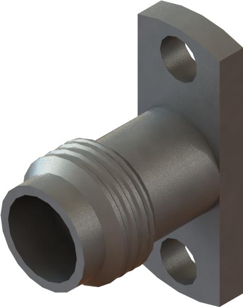 Amphenol SV Microwave-SF3321-60011 RF-Steckverbinder Conn 1.85mm 0Hz to 65GHz 50Ohm Compression ST SMD F Gold Over Nickel Tray