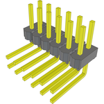 Conn Unshrouded Header HDR 12 POS 2.54mm Solder RA Side Entry Thru-Hole Bulk