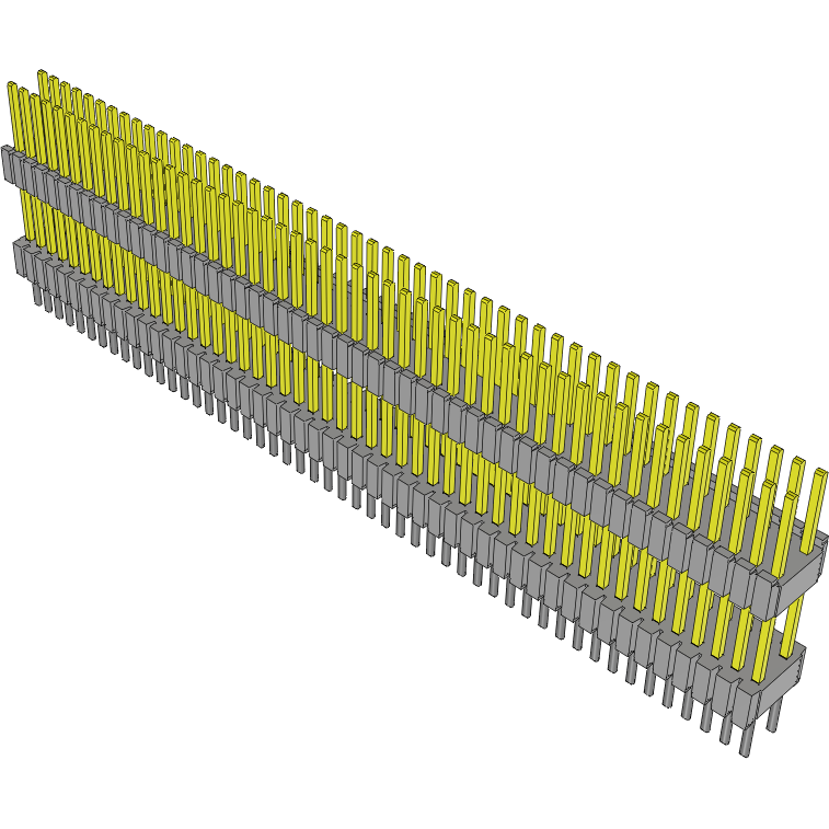 Samtec-DWM-50-58-S-D-403 Steckverbinderleisten und Leiterplattenbuchsen Conn Board Stacker HDR 100 POS 1.27mm Solder ST Thru-Hole Tube