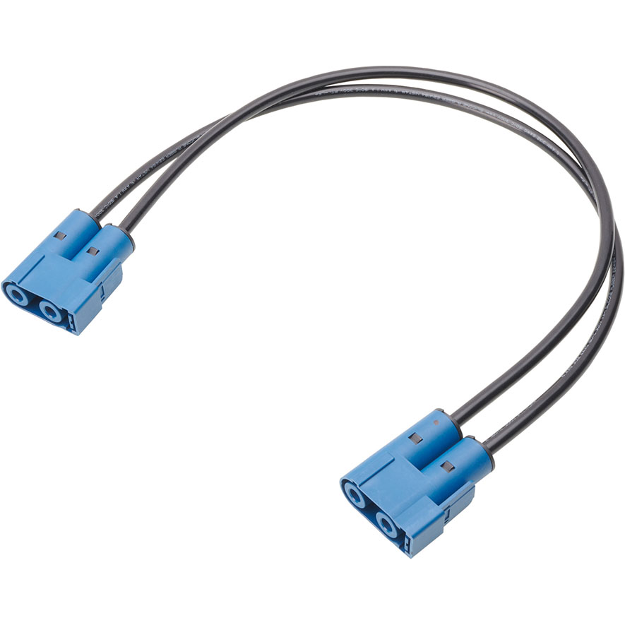 Molex-2219602025 Cable Assembly AC Power Cable Assembly 1m Power to Power 2 to 2 POS F-F Crimp-Crimp 2AWG