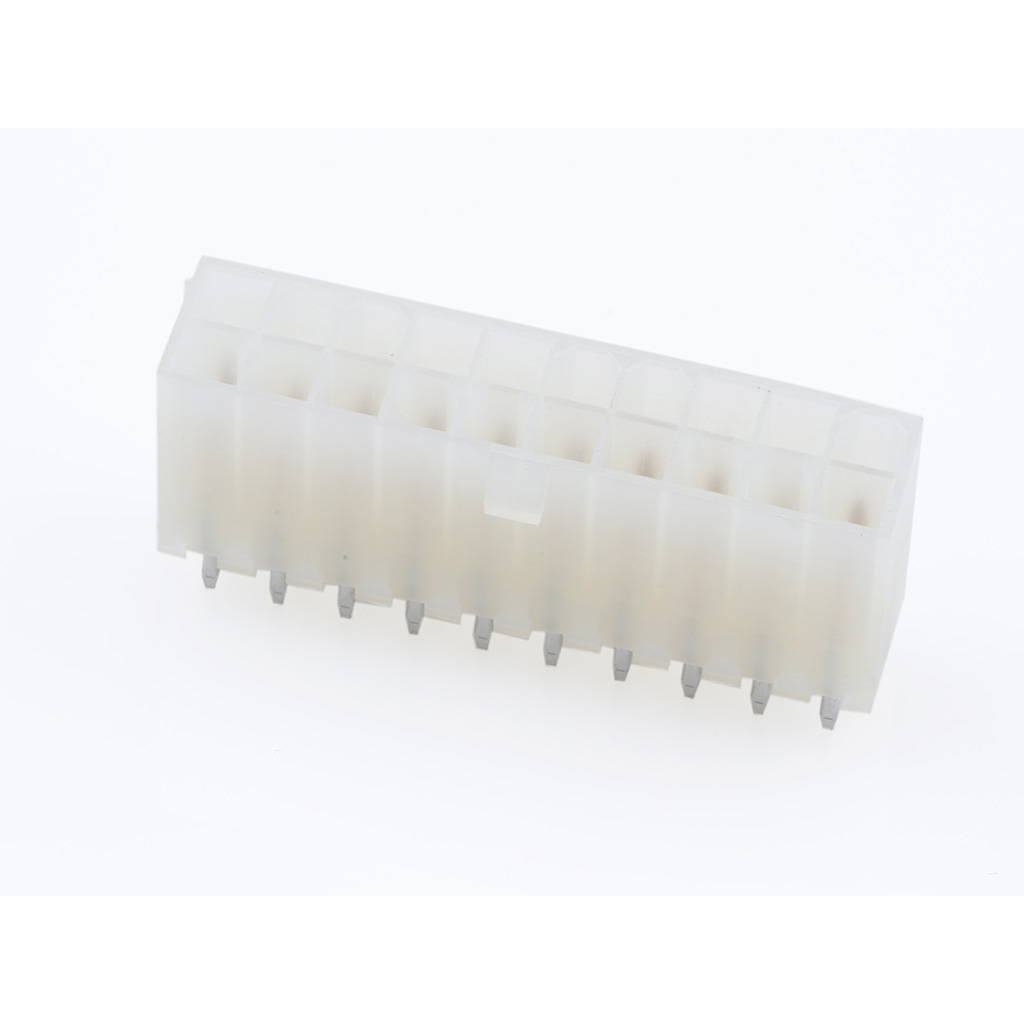 Molex-39290203 Connector Headers and PCB Receptacles Conn Wire to Board HDR 20Power POS 4.2mm Solder ST Top Entry Thru-Hole Bag