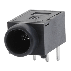 Same Sky (formerly CUI Devices)-PJ-040DH Steckverbinder Conn DC Power Jack F 2 POS Solder Pot RA Thru-Hole 3 Terminal 1 Port