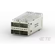TE Connectivity-2308171-7 电话及电信连接器 ZQSFP+ Cage Connector 2X2 EMI Spring