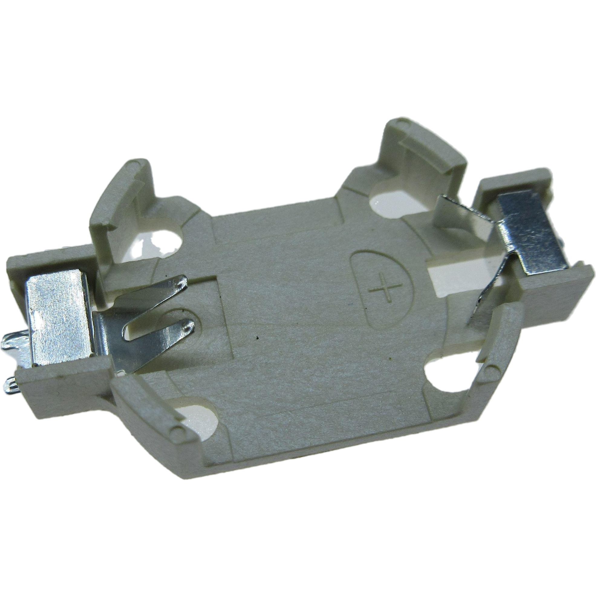 ADAM TECH-BH-27A-5-G-WT Contatti, clip e supporti batteria Battery Coin Cell Holder, White Color