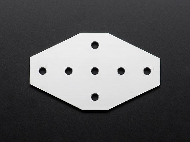 Adafruit Industries-1220 Productos, misceláneos Cross Plate for Aluminum Extrusion