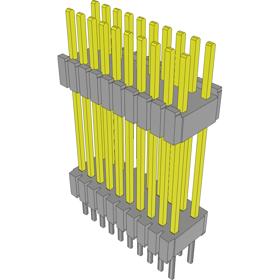 Samtec-DWM-10-60-S-D-565 Steckverbinderleisten und Leiterplattenbuchsen Conn Board Stacker HDR 20 POS 1.27mm Solder ST Thru-Hole Tube