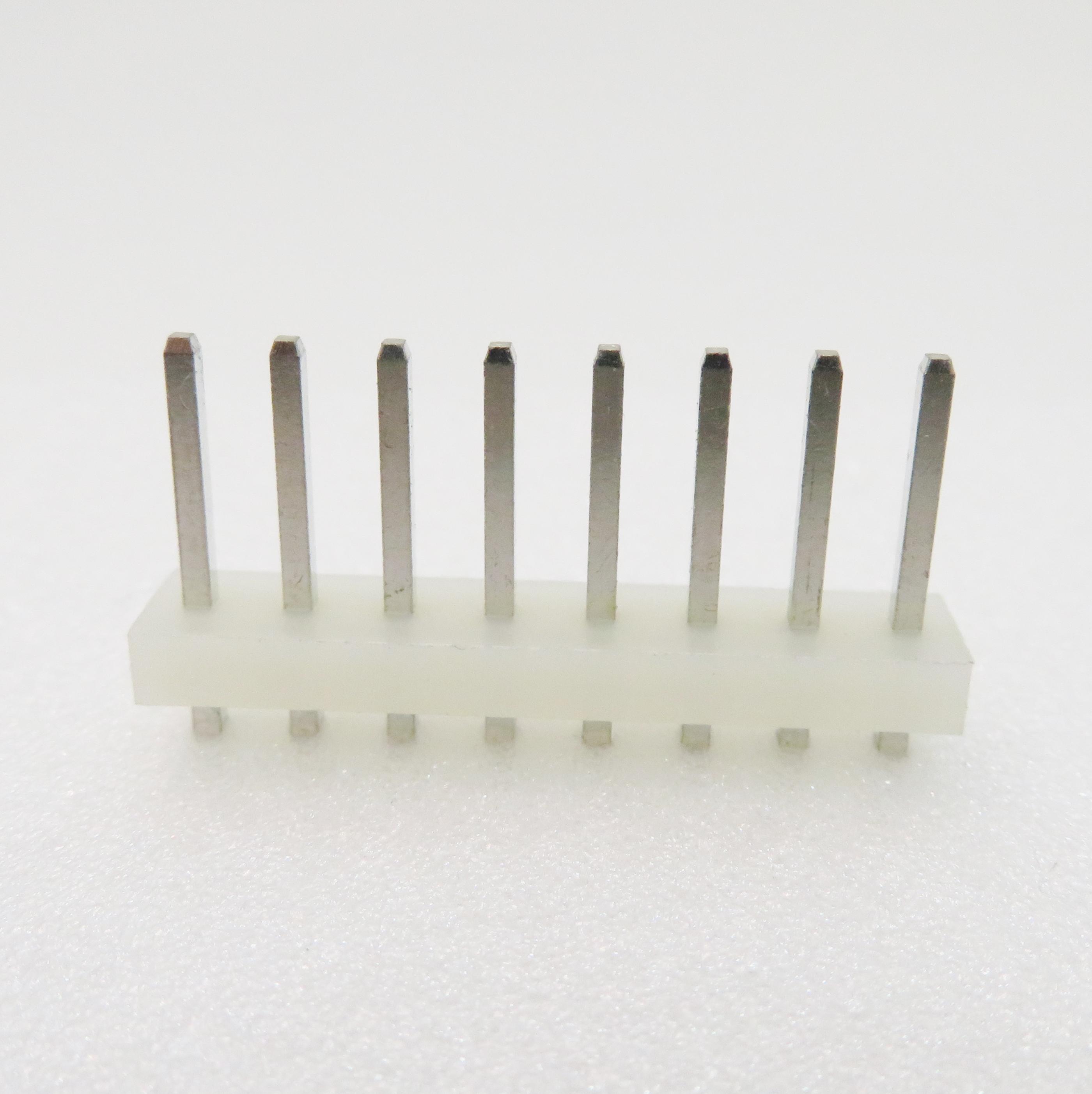 ADAM TECH-LHB-08-SA2 Cabezales del conector y receptáculos PCB Conn Unshrouded Header HDR 8 POS 3.96mm Solder ST Top Entry Thru-Hole