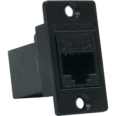 Switchcraft-NHRJ45D6AB Steckverbinder, Telefon und Telekommunikation Conn RJ-45 Adapter F/F 8/8 POS ST Panel Mount 1/1 Port Cat 6a