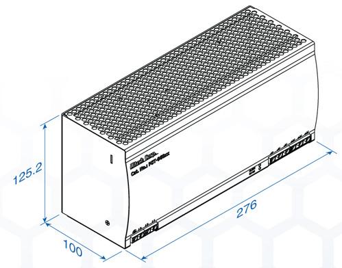 Altech Corporation-PST-96024 AC to DC Power Supplies AC/DC Power Supply Single-OUT 24V 40A 960W 10-Pin