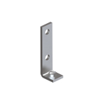 Long Angle Bracket with Steel Material and Nickel Plate Finish