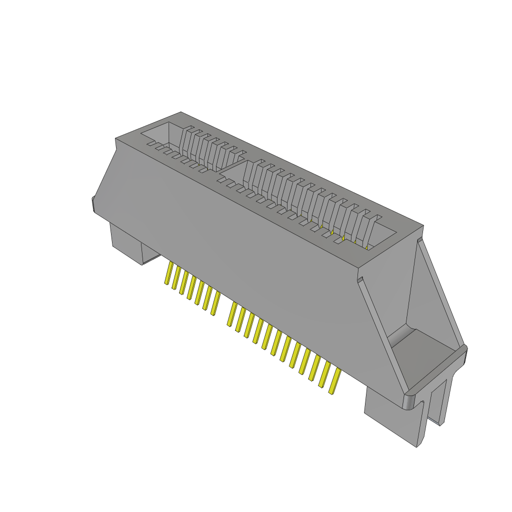 Samtec-MEC1-120-02-L-D-EM2 Steckverbinder, Kartenrand Conn Card Edge SKT 40 POS 1mm Solder ST Edge Mount Tray