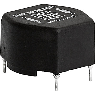 SCHURTER-DKFP-H22H-082P Goulots d’étranglement en modes commun Common Mode Chokes Dual 2700uH 8A 0.022Ohm DCR Thru-Hole Box