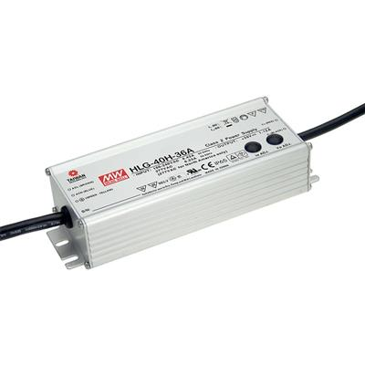 MEAN WELL-HLG-40H-48B LED Power Supplies AC/DC LED Power Supply 40.32W Single 7-Pin