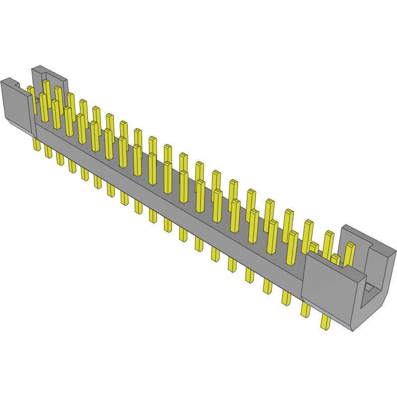 Samtec-TSH-120-01-L-D Embases de raccordement et réceptacles PCB Conn Shrouded Header HDR 40 POS 2mm Solder ST Thru-Hole Tube