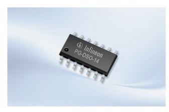 Infineon Technologies AG-TLE7231GXUMA1 Interrupteurs d’alimentation Power Switch Lo Side 4-OUT 0.32A 1000mOhm 14-Pin DSO T/R Automotive AEC-Q100