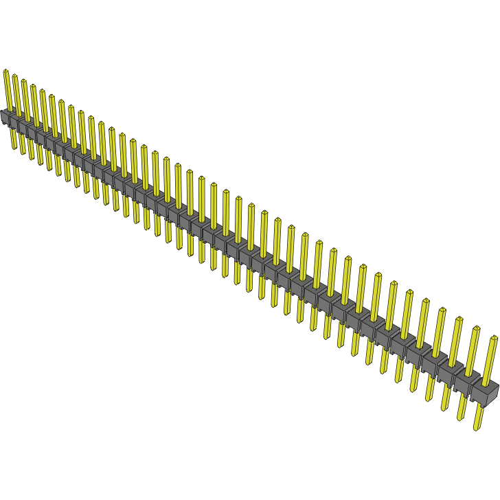 Samtec-TSW-140-25-T-S Steckverbinderleisten und Leiterplattenbuchsen Conn Unshrouded Header HDR 40 POS 2.54mm Solder ST Top Entry Thru-Hole Bulk