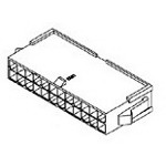 Conn Housing PL 6 POS 4.2mm Crimp ST Cable Mount White Bag