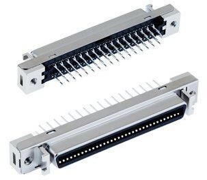 3M-10268-5212PL Connector SCSI Conn Mini D Ribbon RCP 68 POS 2.54mm Solder RA Thru-Hole 68 Terminal 1 Port Tray