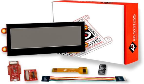 4D Systems-SK-PIXXILCD-39P4-CTP Herramientas y kits de desarrollo pixxiLCD-39P4-CTP LCD Touch Screen Starter Kit