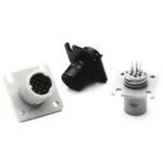 Conn Circular PIN 12 POS Screw Clamp ST Panel Mount 12 Terminal 1 Port