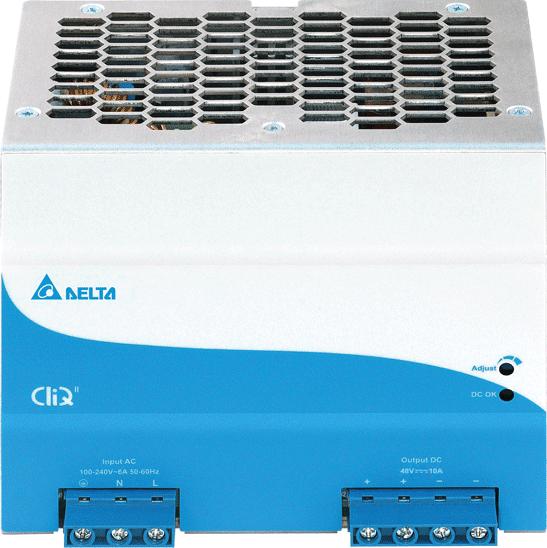 Delta Electronics-DRP048V480W1BN Suministro de energía de AC a CC AC/DC Power Supply Single-OUT 48V 10A 480W 7-Pin Carton