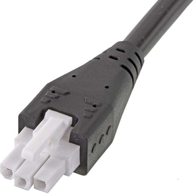 Molex-2171590310 Cable Assembly AC Power Mini-Fit Jr-to-Pigtail Off-the-Shelf Cable Assembly, Single Row