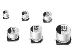 Panasonic-EEE-FC1V221AP Capacitor de aluminio Cap Aluminum Lytic 220uF 35V 20% (10 X 10.2mm) SMD 0.67A 1000h 105°C Automotive T/R