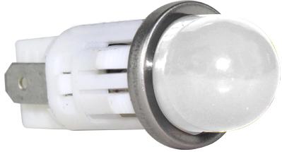 VCC (Visual Communications Company, LLC)-1090QA4-28V Panel Mount Indicators Panel Mount Indicator Round 0.5" INC 28V Tab White