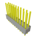Conn Board Stacker HDR 20 POS 2.54mm Solder ST Top Entry Thru-Hole Bulk