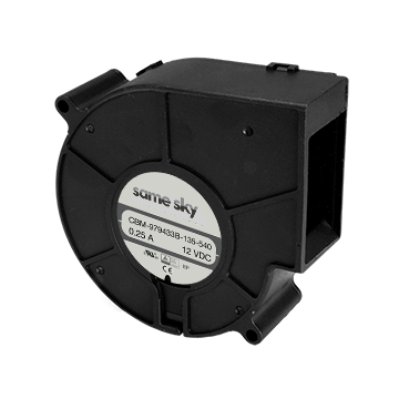 Same Sky (formerly CUI Devices)-CBM-979433B-230-507 Compressori e ventole DC Blower Centrifugal Ball Bearing 24V 21.6V to 26.4V 20.48CFM 50.7dB 79.68 X 94.18 X 32.7mm