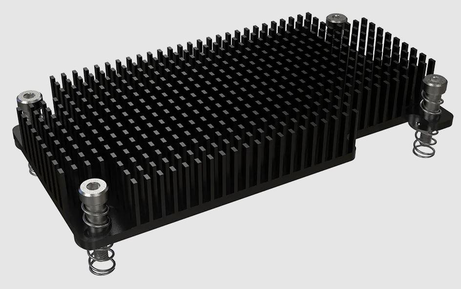 Ezurio-450-00222 Disipador de calor Heat Sink Passive Processor Pin Array Screw Mount Aluminum