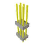 Conn Board Stacker HDR 6 POS 2.54mm Solder ST Top Entry Thru-Hole Bulk