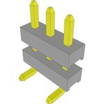 Conn Board Stacker HDR 3 POS 2mm Solder ST SMD T/R