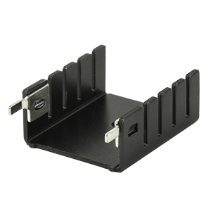 Same Sky (formerly CUI Devices)-HSS-B20-0503H Dissipatore Heat Sink Passive TO-220 Horizontal Thru-Hole Aluminum 1050 Black Anodized