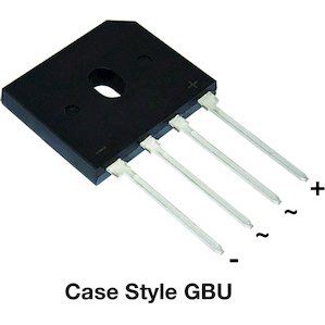 Vishay-GBU8M-E3/45 Bridge Rectifiers Diode Rectifier Bridge Single 1KV 8A 4-Pin Case GBU Tube