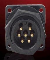 Conxall-14293 Steckverbinder, rund Utilizing a separate o-ring Maxi connectors are available up to 7- 12 pins/sockets 10- 16 pins/sockets