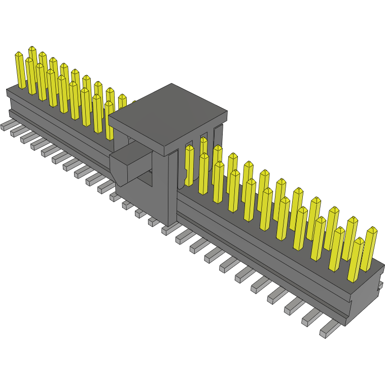 Samtec-FTSH-125-01-S-DV-K-P-TR Steckverbinderleisten und Leiterplattenbuchsen Conn Unshrouded Header HDR 50 POS 1.27mm Solder ST Top Entry SMD TIGER CLAW™ T/R