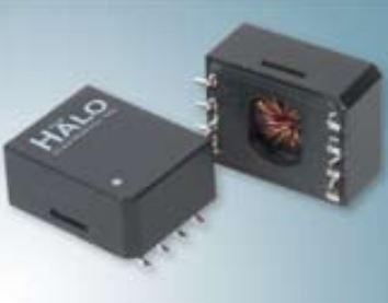 HALO Electronics-TGMR-450V8LF Transformador de conmutación Switching Transformer 1CT:1CT 0.9Ohm Prim. DCR 8 Terminal Gull Wing SMD