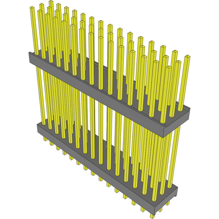 Samtec-DW-15-14-S-T-900 Steckverbinderleisten und Leiterplattenbuchsen Conn Board Stacker HDR 45 POS 2.54mm Solder ST Top Entry Thru-Hole Bulk