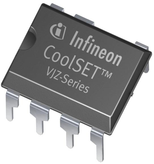 Infineon Technologies AG-ICE3A2065ZXKLA1 AC-DC-Umschaltkonverter AC to DC Switching Converter Flyback 9V 106kHz Tube 7-Pin PDIP