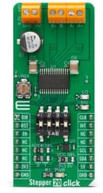 MikroElektronika-MIKROE-5477 Energiemanagement, Entwicklungsplatinen und -kits TB67S580FNG Motion Motor Control 50V Output Click Board