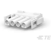 TE Connectivity-926298-6 Einzeladersteckverbinder, Gehäuse Conn Housing PL 4 POS 6.35mm Crimp ST Cable Mount Natural Bag