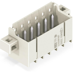 THT Male Header, 1.4 mm Dia solder pin, straight, clamping collar, Pin spacing 5 mm, 2-pole