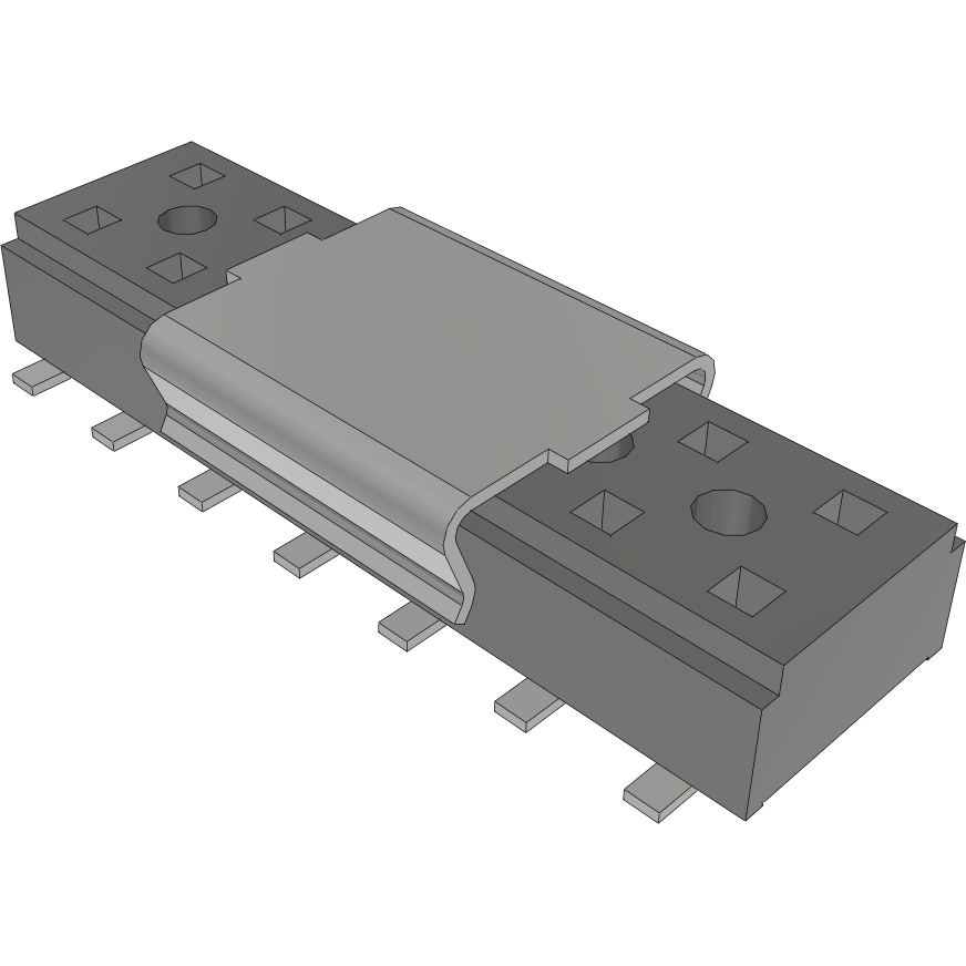 Samtec-CLT-107-02-F-D-A-P-TR Steckverbinderleisten und Leiterplattenbuchsen Conn Socket Strip SKT 14 POS 2mm Solder ST Top Entry SMD TIGER CLAW™ T/R